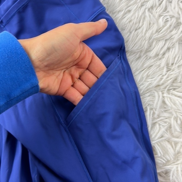 Lululemon Fast & Free Crop II *Nulux 19" Stony Grape - Picture 5 of 7